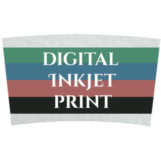 Distributor - Digital Ink Jet Printed - Coffee Sleeves - 4 Color Lanes