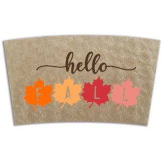 Hello Fall - Kraft Sleeves